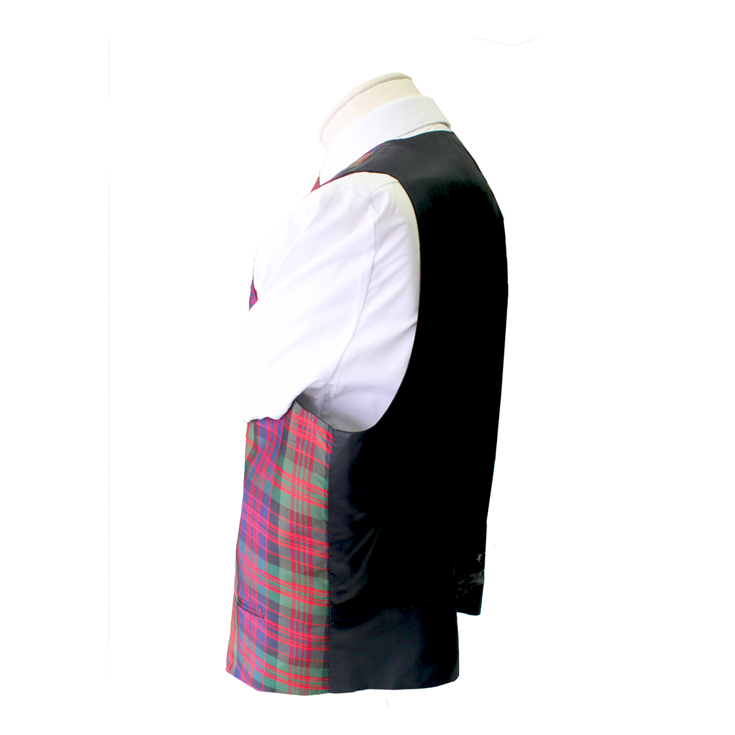Custom Tartan Silk Vest