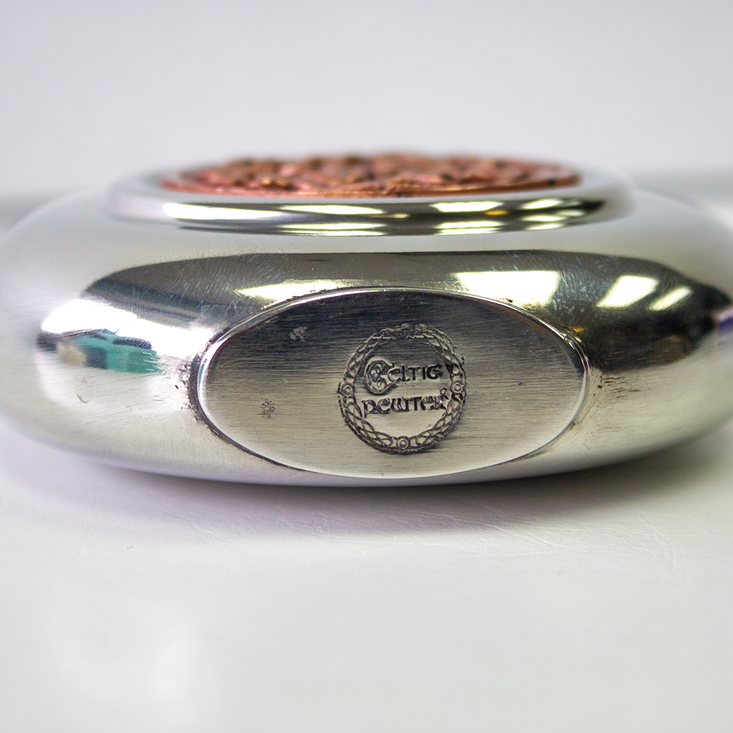 6oz Celtic Pewter and Copper Flask