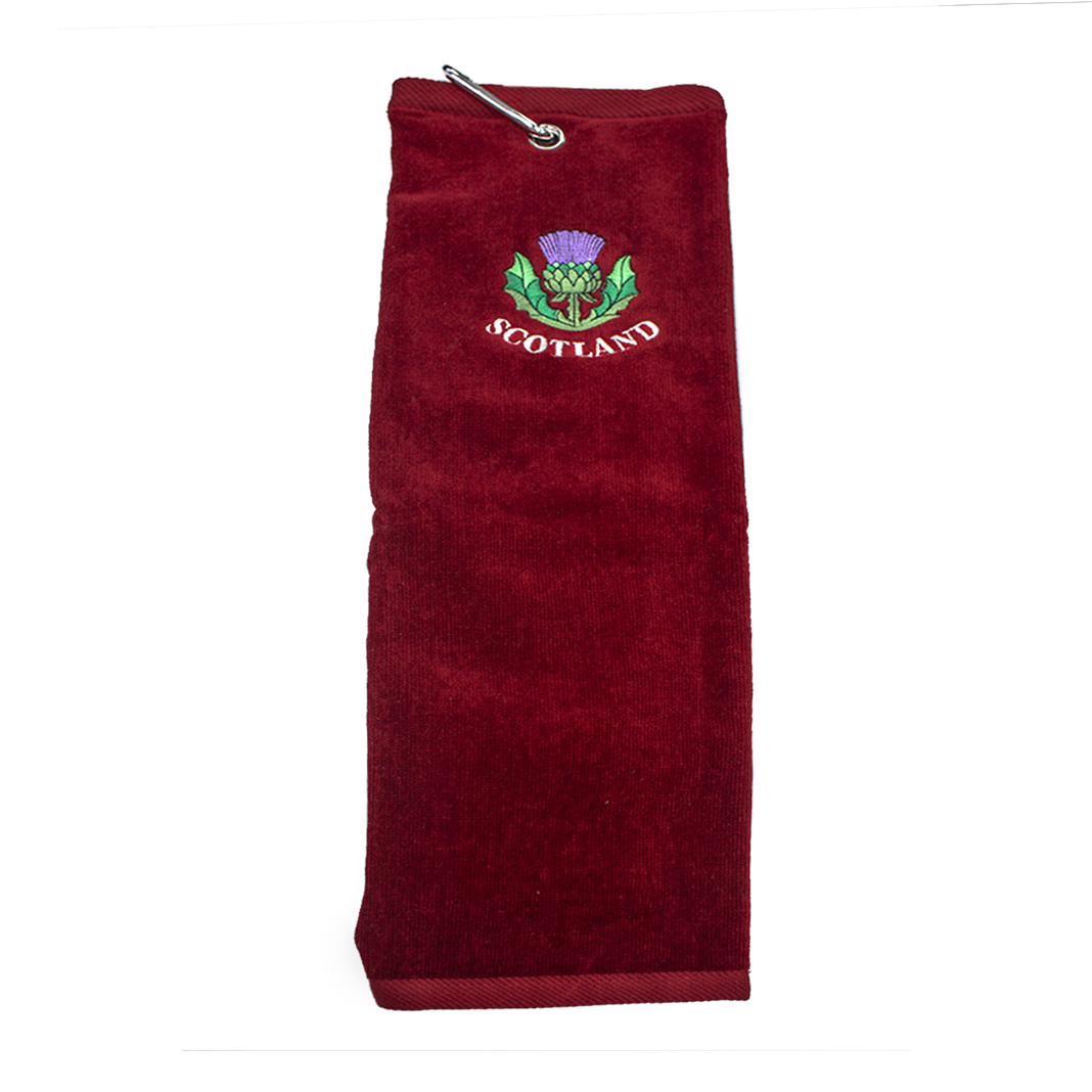 Golf Towel | Thistle and Scotland